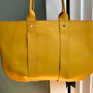 Clare V. NWT La Tropenzienne Leather Mustard